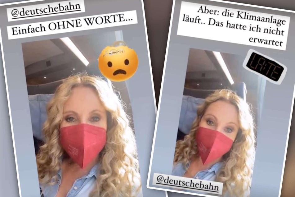 Katja Burkard (57) war kürzlich mit der Deutschen Bahn unterwegs und übte währenddessen Kritik an dem Unternehmen.