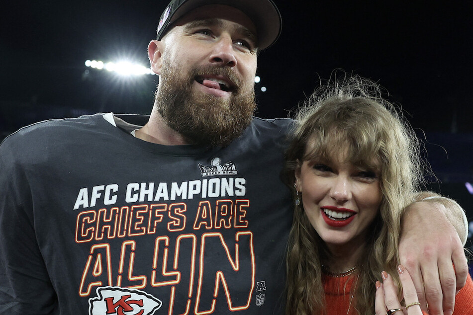 Taylor Swift was reportedly invited to the Kelce family's private suite at Allegiant Stadium for Super Bowl LVIII!