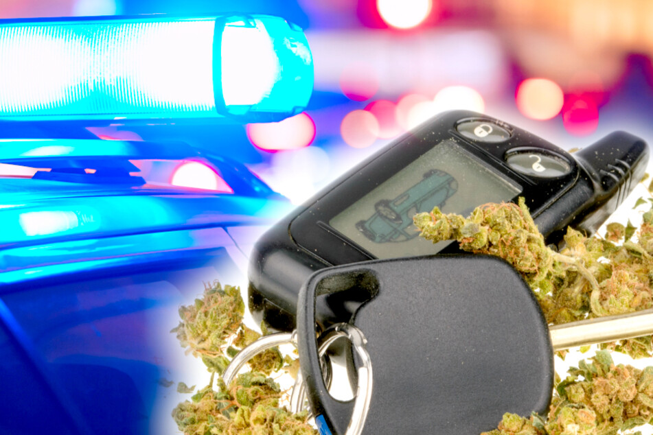 Ein offenbar bekiffter Mann (27) wurde am Samstagabend von der Polizei kontrolliert (Symbolbild).