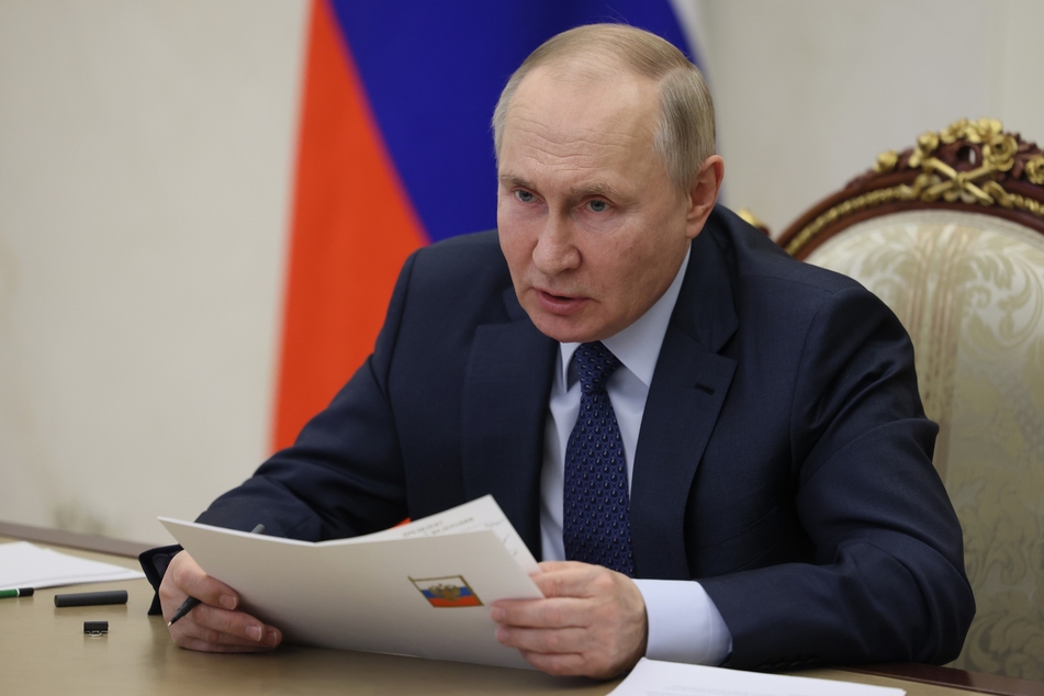 Wladimir Putin, Präsident von Russland, schließt einen langwierigen Krieg gegen sein Nachbarland nicht aus.