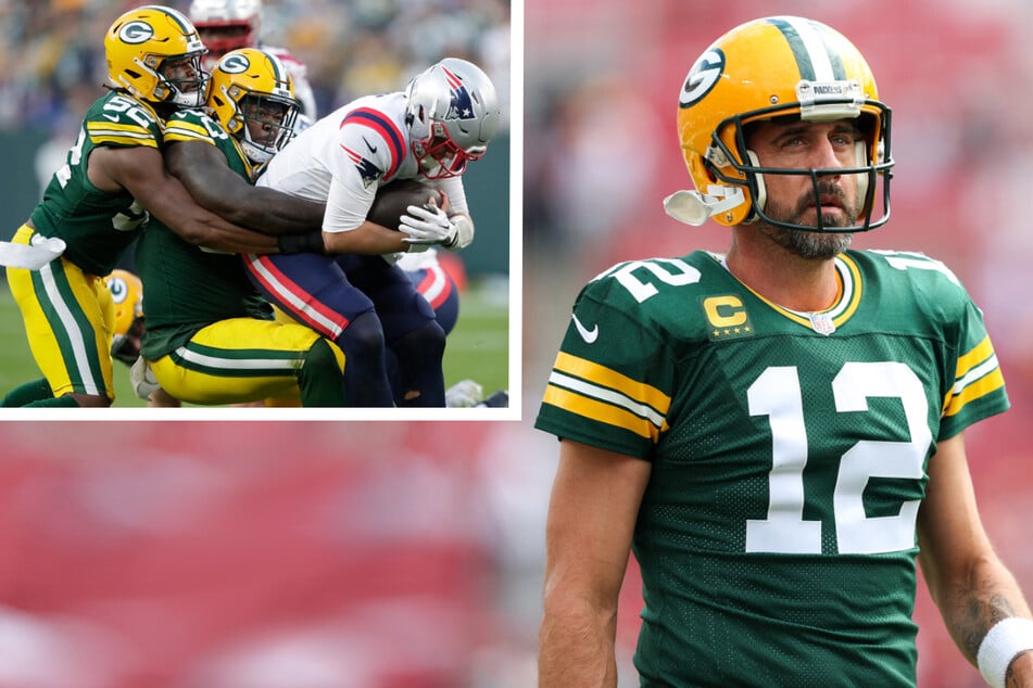 Aaron Rodgers beats himself up after "terrible" win against Patriots