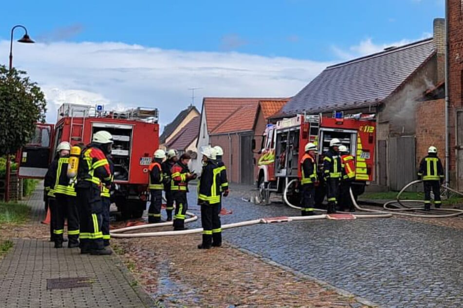 In Kleinau brannte am Samstag ein Einfamilienhaus ab.