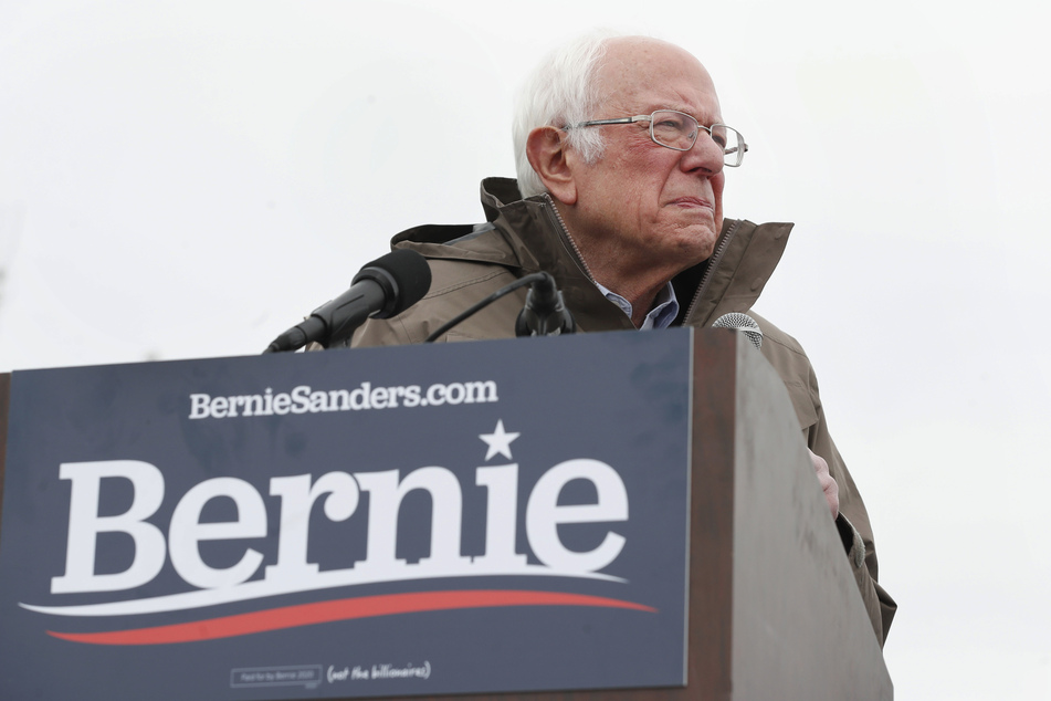 März 2020: Bernie Sanders (79) spricht während einer Wahlkampfveranstaltung.
