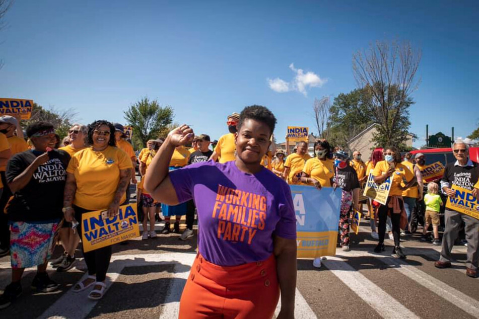 India Walton won the Democratic primary for Buffalo mayor in June 2021, but many top New York Democrats have since failed to endorse her campaign.