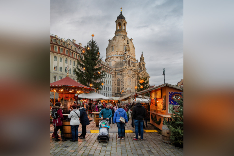 Wirtschaftlich sind die kleineren Weihnachtsmärkte, wie hier an der Frauenkirche, nicht mehr durchführbar. Abgesagt sind sie jedoch noch nicht.