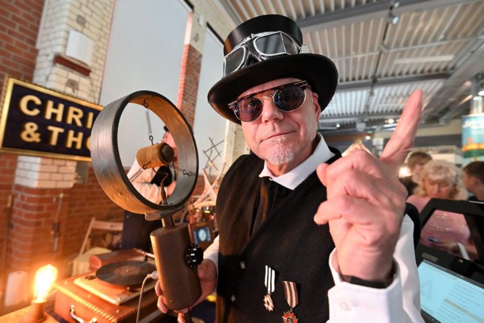 Bereits zum fünften Mal findet das Steampunk-Fest im Chemnitzer Industriemuseum statt.