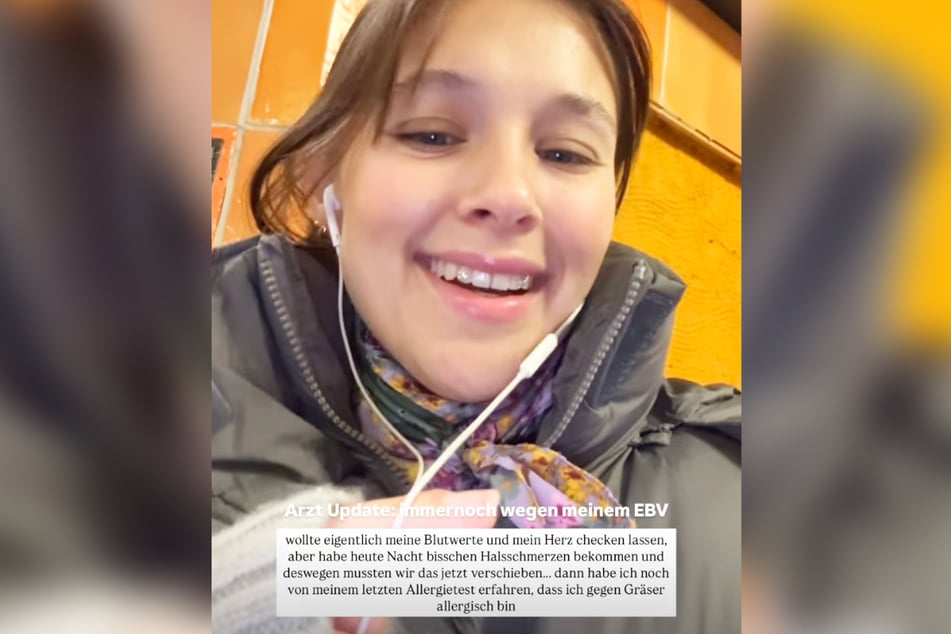 In einer Instagram-Story berichtete die 25-Jährige von den Ergebnissen ihres jüngsten Arzt-Besuchs.