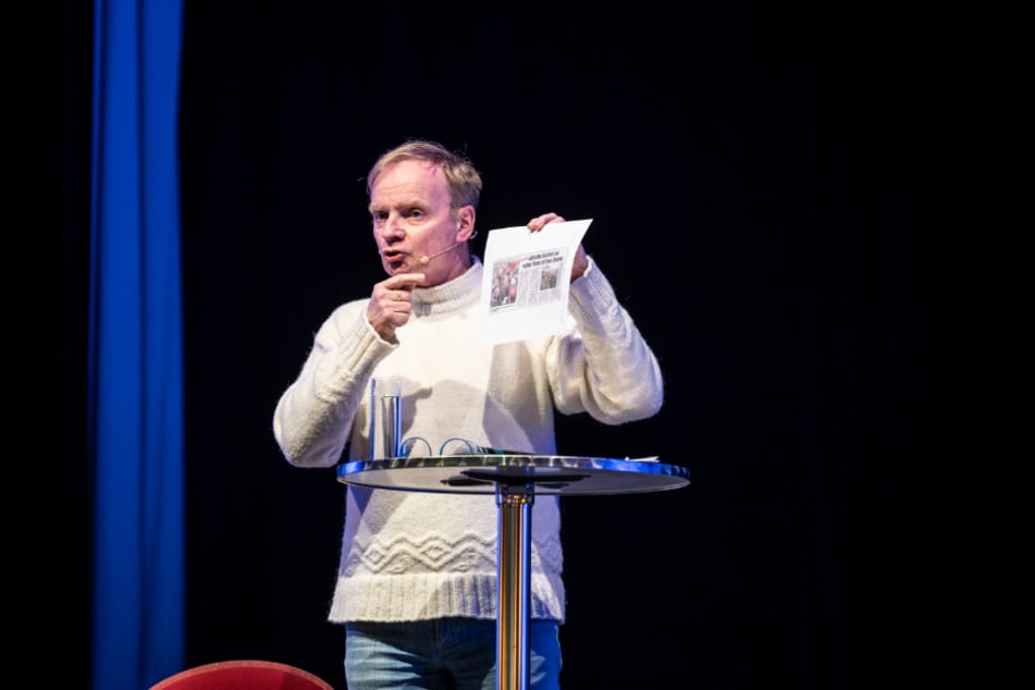 Uwe Steimle (59) zog im Haus Kraftwerk ordentlich vom Leder.