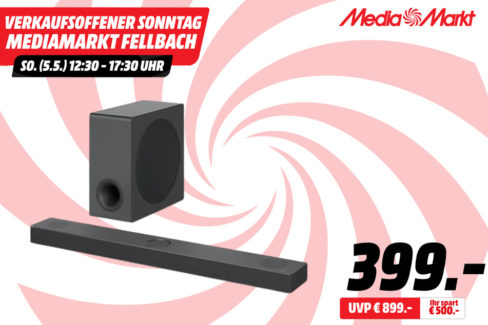 LG-Soundsystem für 399 statt 899 Euro.