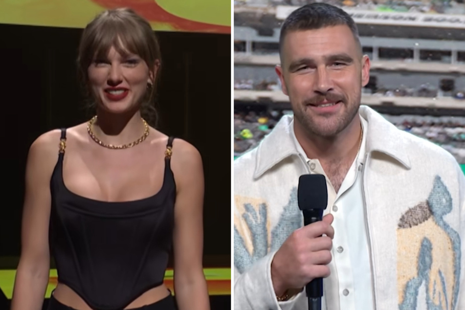 Taylor Swift and Travis Kelce both made unannounced appearances on the most recent episode of Saturday Night Live.