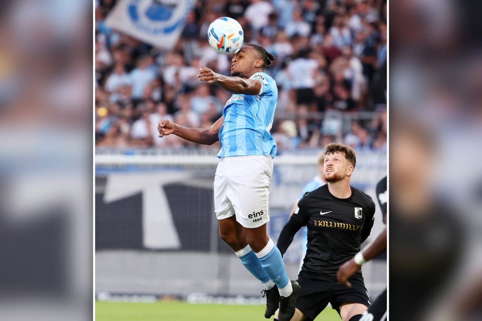 Gegen Chemie durfte Martial Ekui (21) sein Startelf-Debüt für die Himmelblauen feiern. Vielleicht darf er auch gegen seinen Ex-Verein Magdeburg von Beginn an ran.