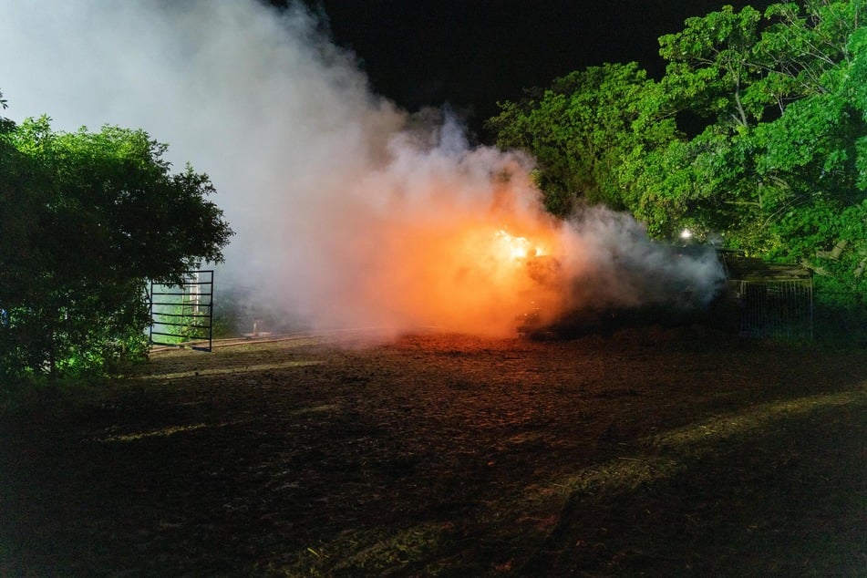 Das Feuer richtete einen enormen Schaden an.
