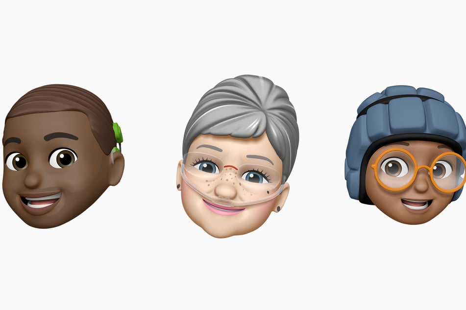 Apple's proprietary avatar offerings, called Memojis, can now be customized with cochlear implants, oxygen tubes, and soft helmets.