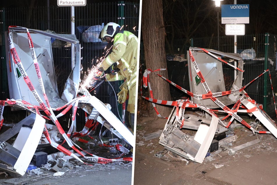 Dresden: Trümmerhaufen in Dresden: Täter erbeuten Kippen und Bargeld