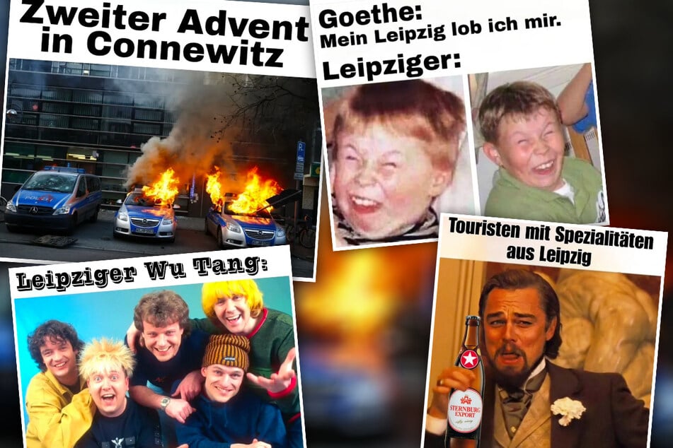 Account-Betreiber Alex (37, Name geändert) spielt mit den Klischees der Messestadt. Da brennen an Weihnachten Streifenwagen in Connewitz, "Die Prinzen" werden zu den "Leipziger Wu Tang" und Leonardo DiCaprio genießt sein Sterni.