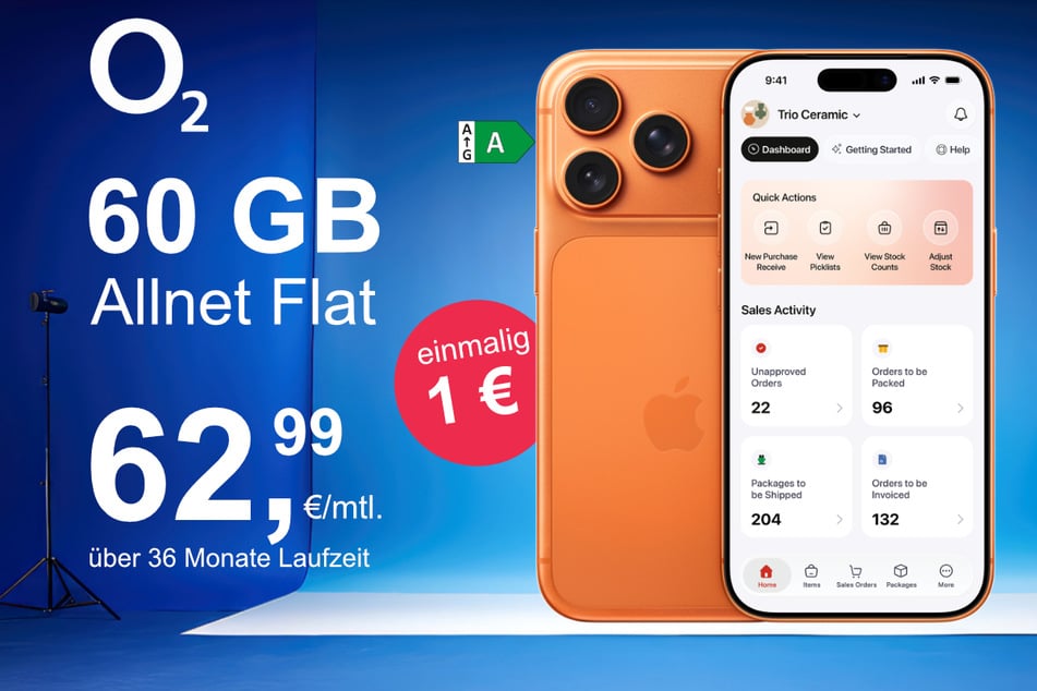 Bei o2 gibt's jetzt das neue iPhone 17 Pro Max zum Launch exklusiv für nur 1 Euro.
