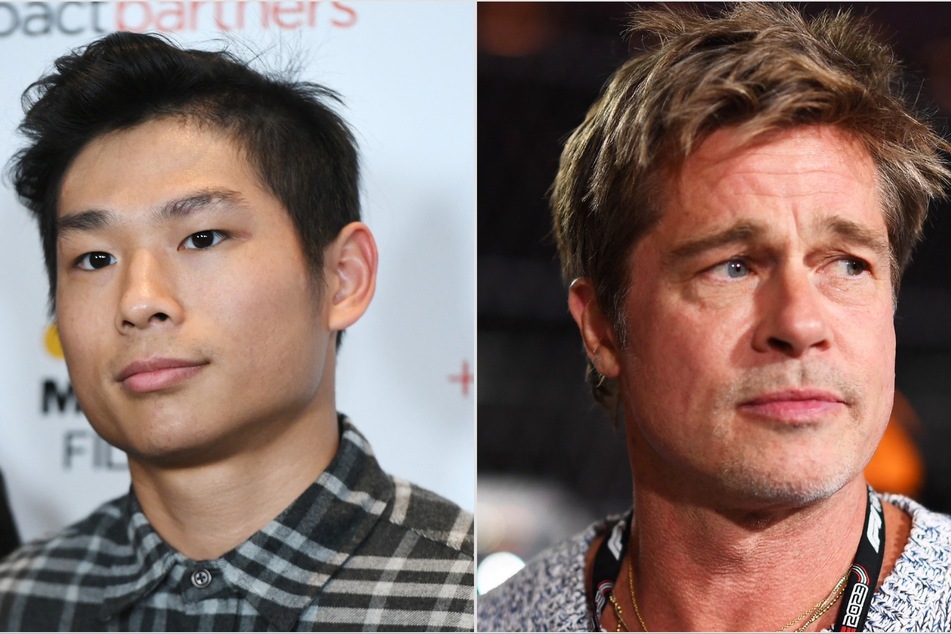 Brad Pitt was apparently blasted by his adopted son Pax (l) in an old Father Day's post from 2020.