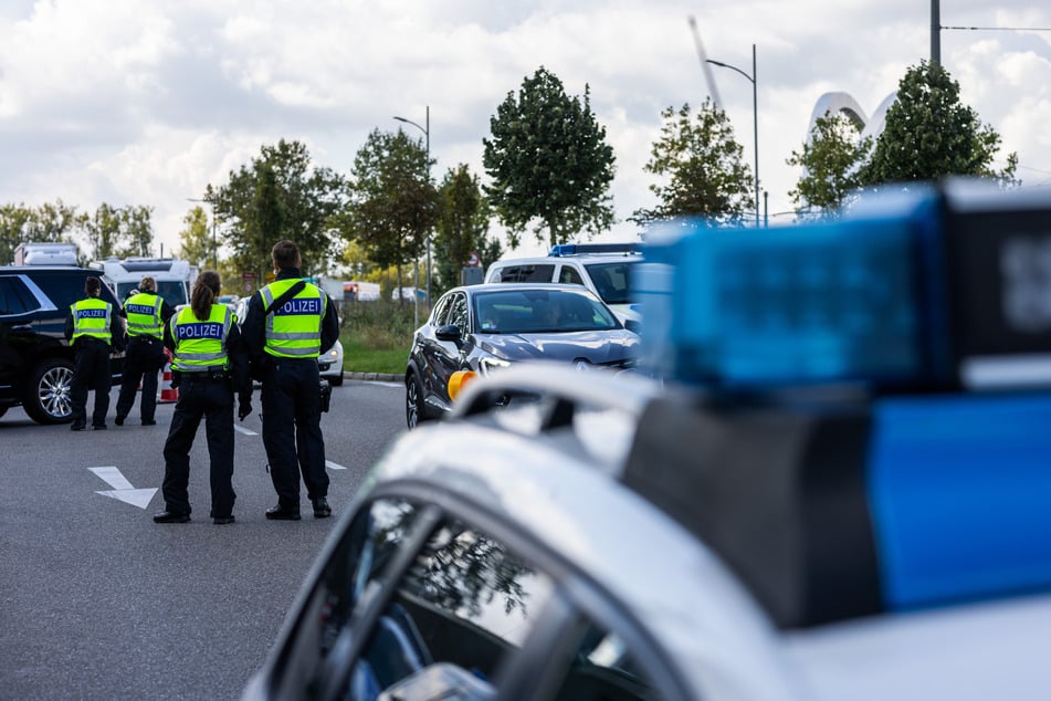 Die Bundespolizei kontrolliert an der deutsch-französischen Grenze.