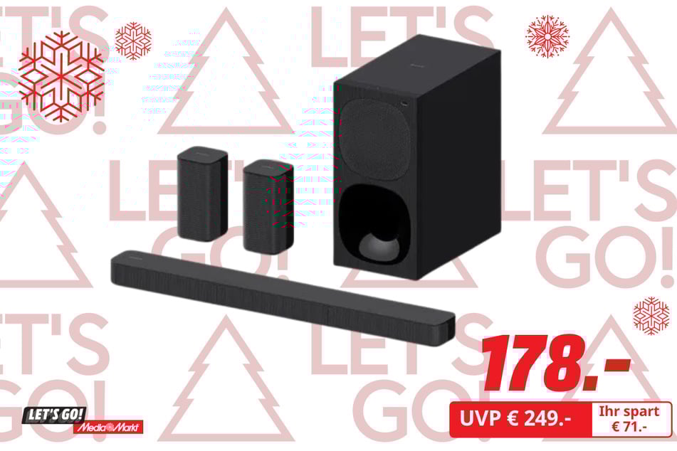 Sony-Soundbar HT-S20R für 178 statt 249 Euro.