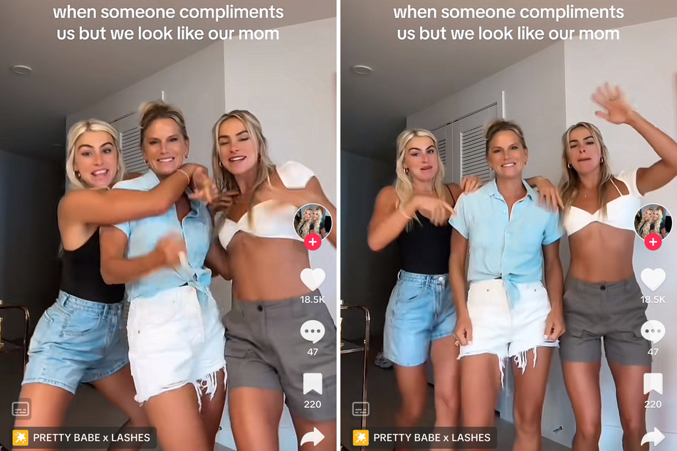 The Cavinder twins are big on family, and it shows in their latest viral TikTok with their mom.