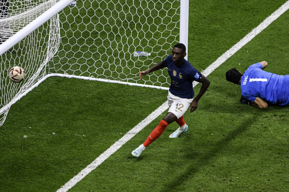 Im WM-Halbfinale gegen Marokko erzielte Randal Kolo Muani sein erstes Tor für Frankreich.