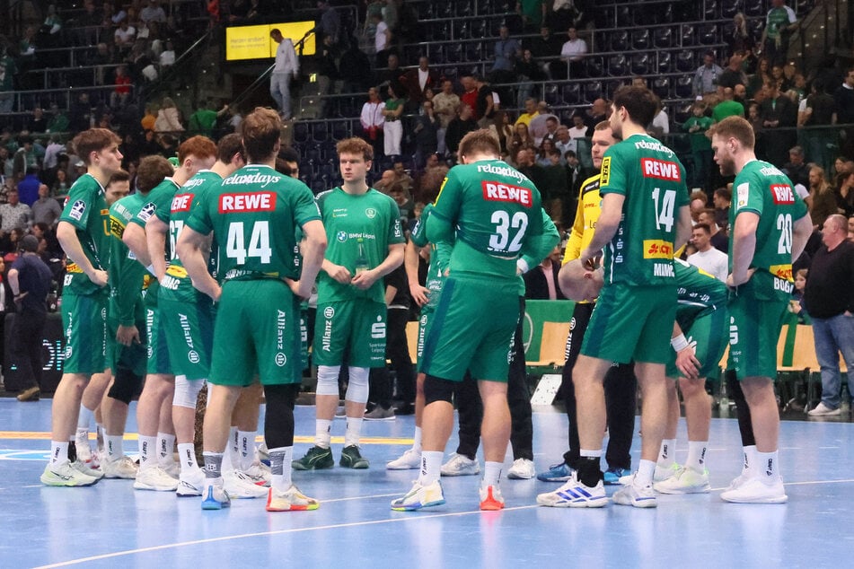 Trotz gleich zweier Roter Karten legte der SC DHfK Leipzig in der ersten Hälfte eine starke Leistung an den Tag. (Archivaufnahme)