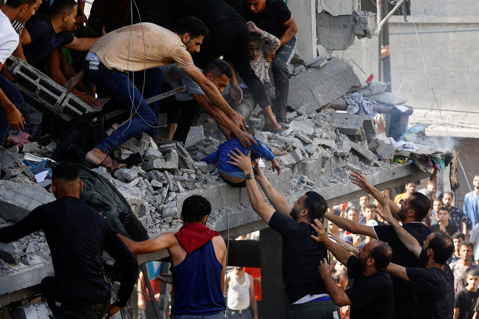 Israel has been bombarding the south of Gaza, despite telling hundreds of thousands to evacuate to the area.