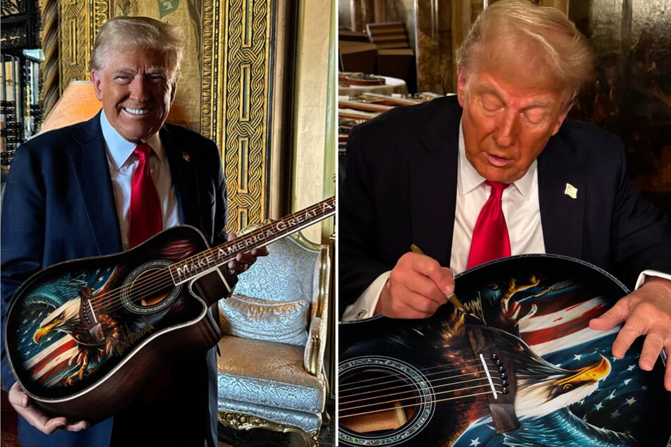 A company selling Donald Trump-branded guitars was sent a cease-and-desist letter by industry giant Gibson over an alleged trademark infringement.