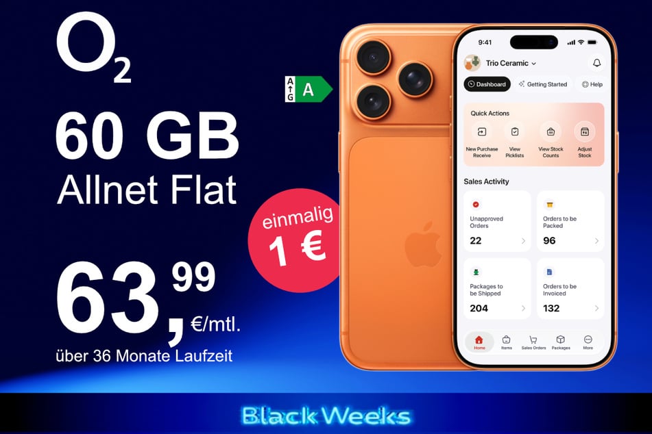 Das neue iPhone 17 Pro Max inkl. 60 GB Datenvolumen für nur 1 Euro exklusiv bei o2.