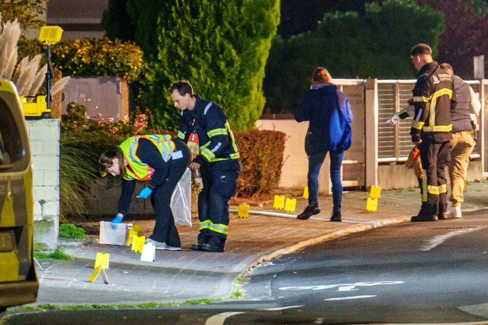 Bis in die Abendstunden war die Polizei mit der Spurensicherung beschäftigt.