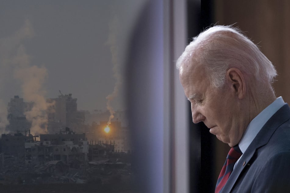 A lawsuit launched by Palestinians accused US President Joe Biden of aiding "the unfolding crime of genocide" in Israel's war on Gaza.