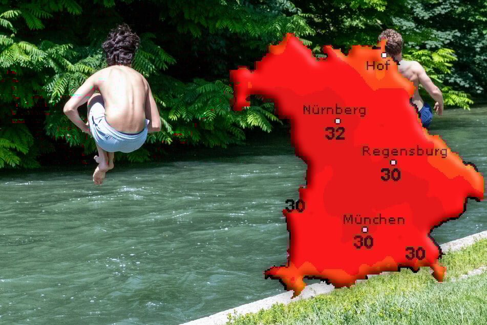 Der Deutsche Wetterdienst warnt vor einer starken Wärmebelastung in Teilen Bayerns. (Symbolbild)