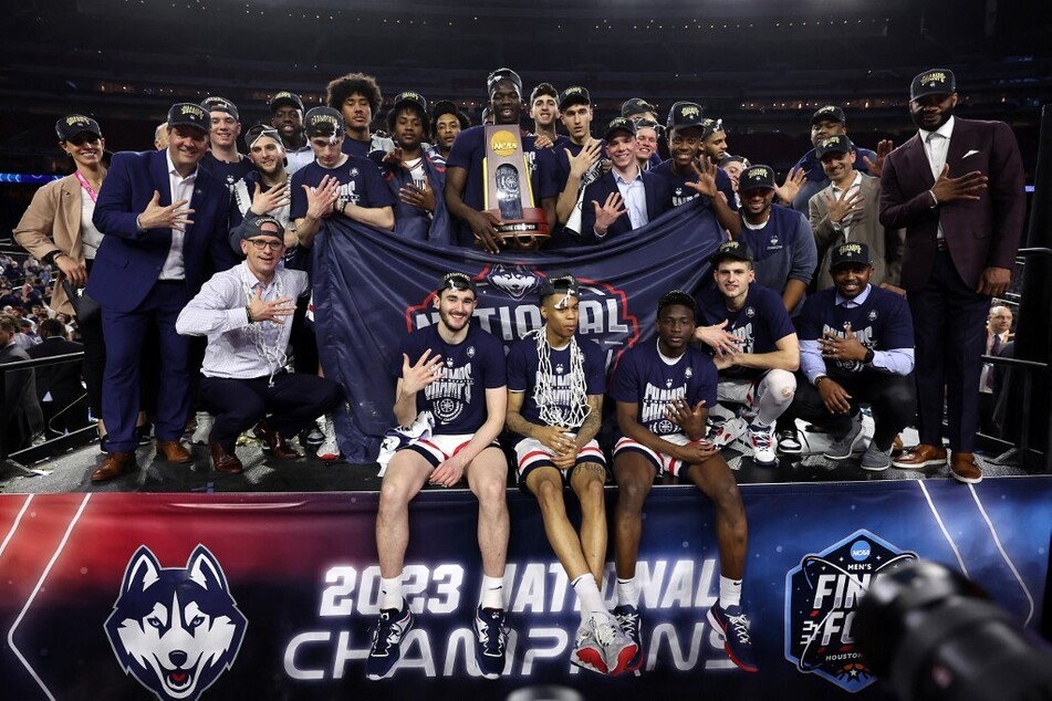 UConn basketball's national title victory solidifies blue blood name and draws epic reactions