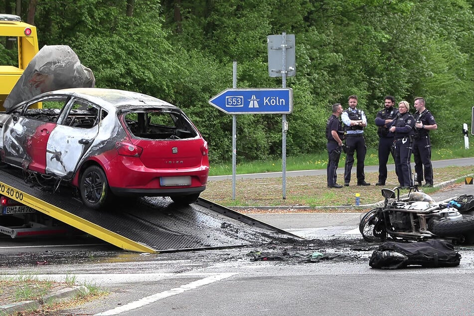 Bei einem Verkehrsunfall im Süden von Brühl ist eine Person schwer verletzt worden..