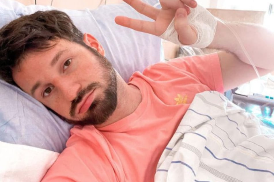 Alexander Schäfer (30) meldet sich aus dem Krankenhaus heraus bei seinen Instagram-Followern.