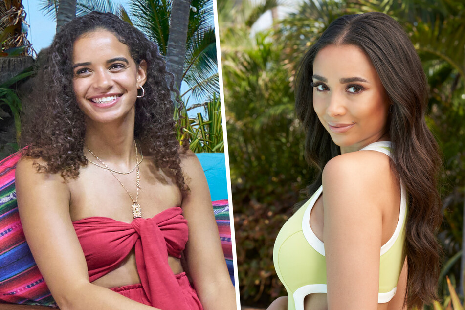 Olivia Lewis (l.) has already emerged as the season's villain after a love triangle quickly formed in the premiere episode of Bachelor in Paradise season 9.