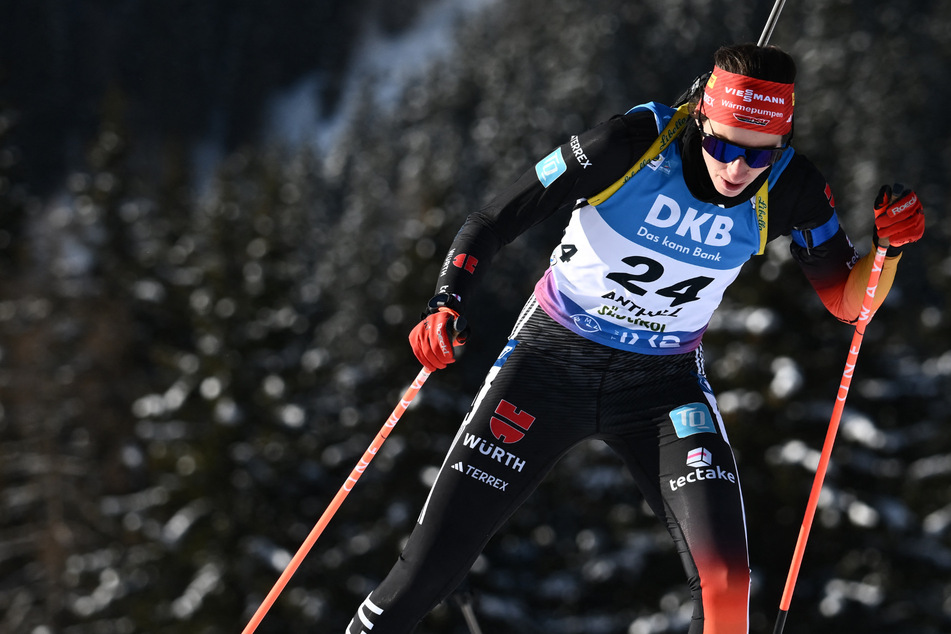 Biathlon: Vanessa Voigt verpasst Podium in Antholz knapp
