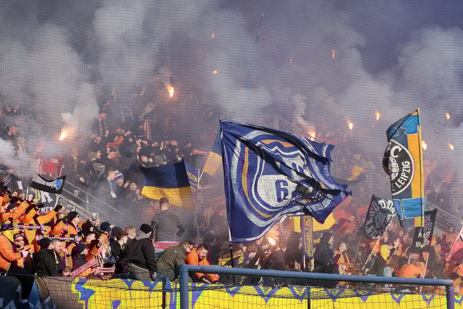 Die Fans von Lok Leipzig werden ihre Mannschaft auch am Sonntag wieder nach vorn peitschen.