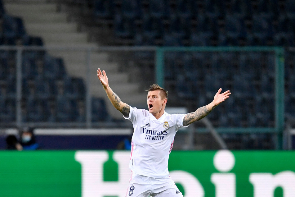 Toni Kroos (31) und seine Madridista. So ganz rund läuft es derzeit nicht.