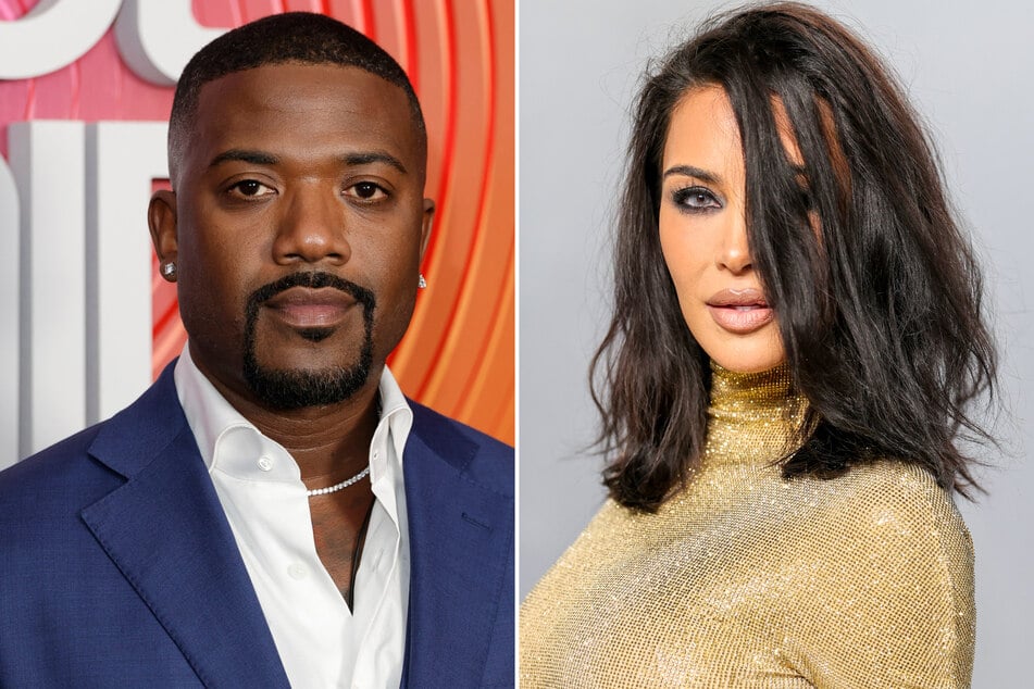 Kim Kardashian (r.) and Ray J agreed to a $6 million settlement over their infamous sex tape in 2023.