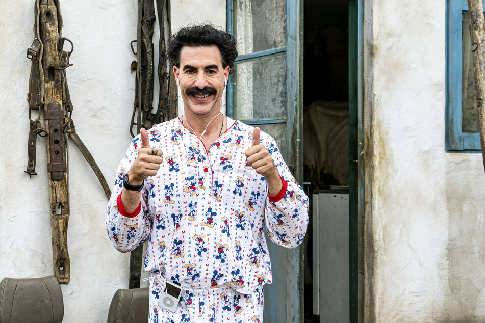Sacha Baron Cohen reprised some of his most famous characters, including Borat.