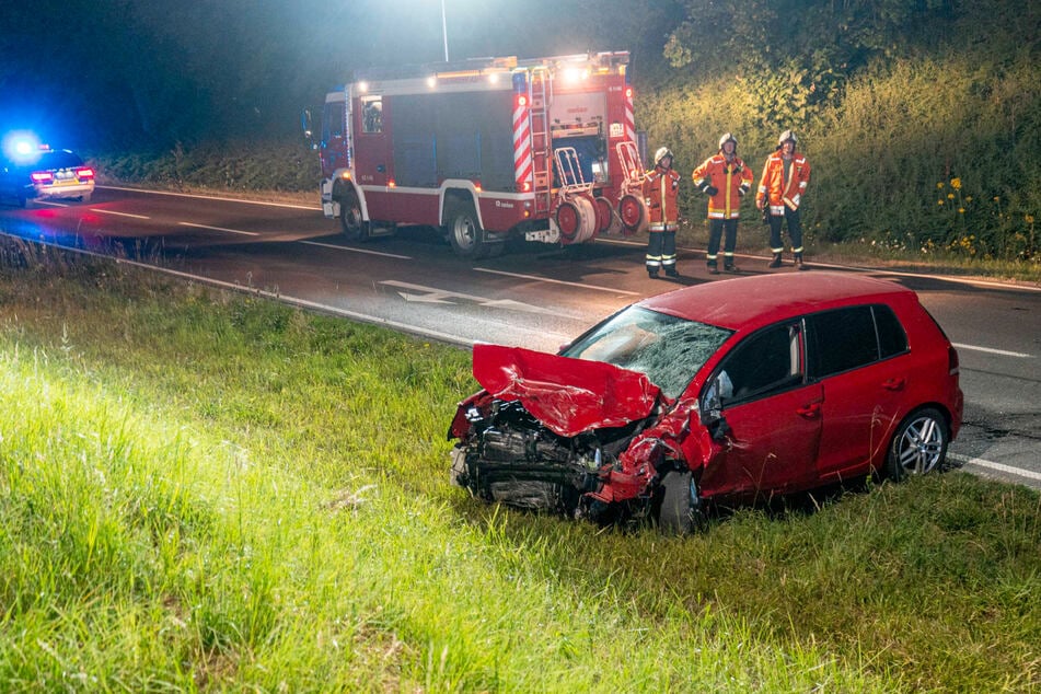 Die Feuerwehr Aspach war mit vier Fahrzeugen und 13 Einsatzkräften vor Ort.