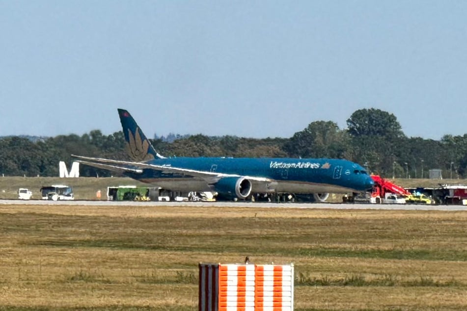 Die Boeing 787-9 der Fluggesellschaft Vietnam Airlines kehrte direkt nach Start zum Münchner Flughafen zurück.