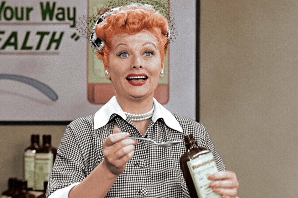 Groundbreaking comedian Lucille Ball is most famous for her TV sitcom I Love Lucy (archive image).