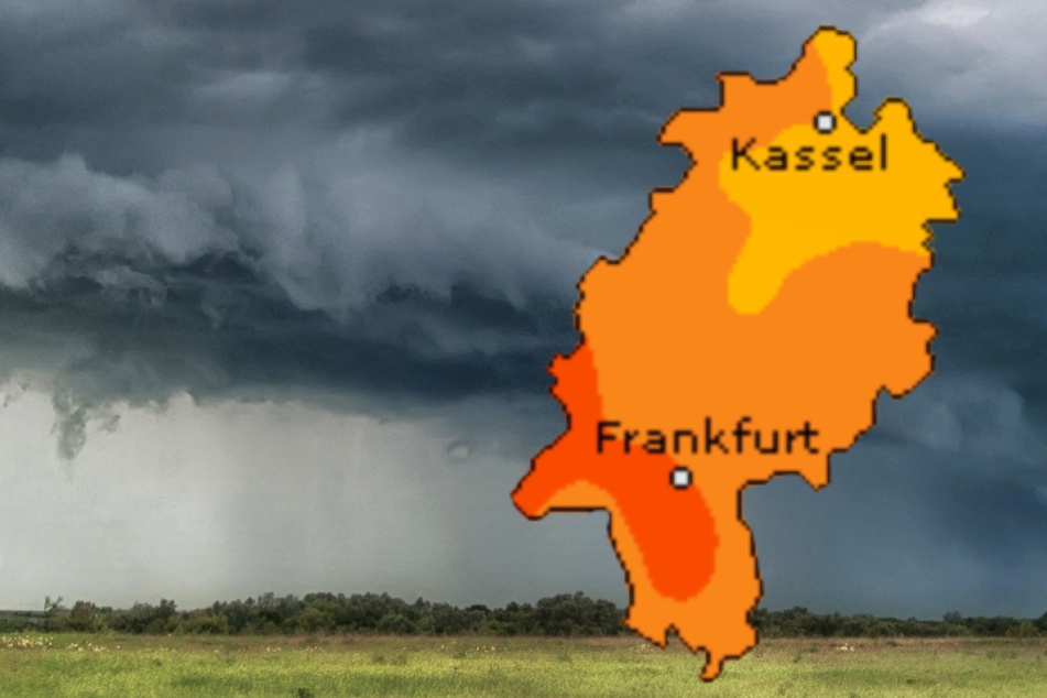 Auch der Dienst Wetteronline.de (Grafik) sagt für den Donnerstag ein erhöhtes bis hohes Gewitter-Risiko für weiter Teile von Hessen voraus.