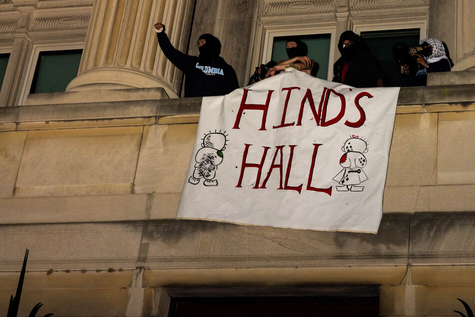 Columbia students protesting Israel's war on Gaza took over Hamilton Hall on Tuesday morning, renaming it Hind's Hall, as the university began rolling out suspensions.