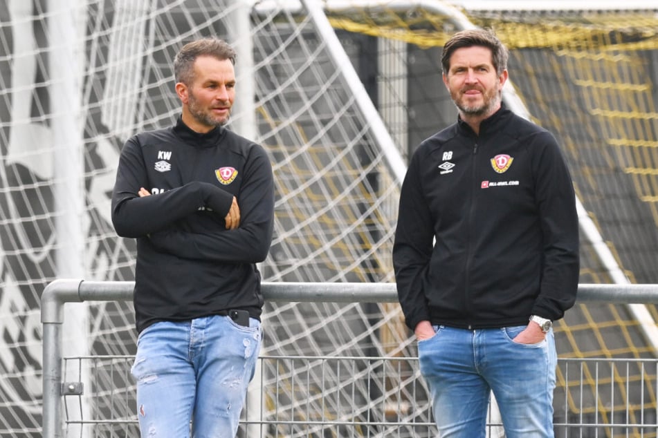 Kristian Walter (39) arbeitete unter Ralf Becker (53, r.) als Leiter der Scoutingabteilung. Sein Erbe als Sport-Geschäftsführer wird er nun aber nicht antreten.