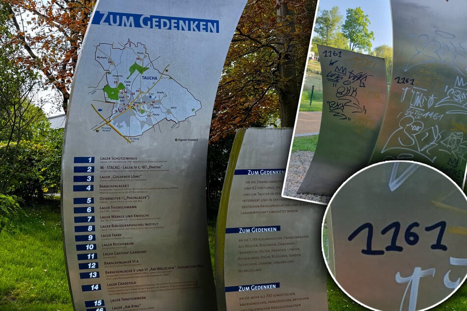 Vermutlich Rechtsextreme beschmieren Denkmal für Faschismus-Opfer in Sachsen