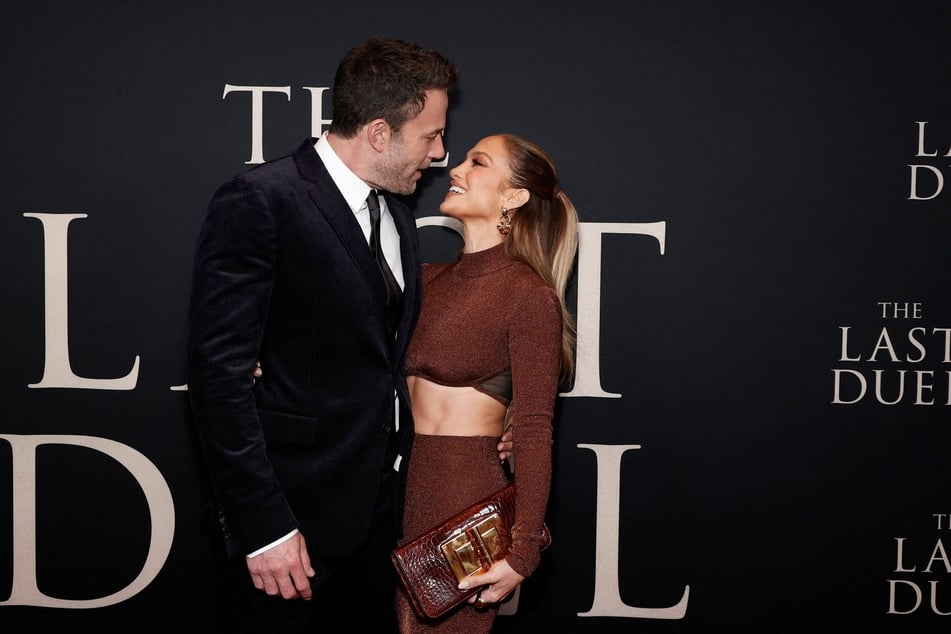 Ben Affleck (l.) touched on his marriage to Jennifer Lopez (r.) in a new interview with Kevin Hart.