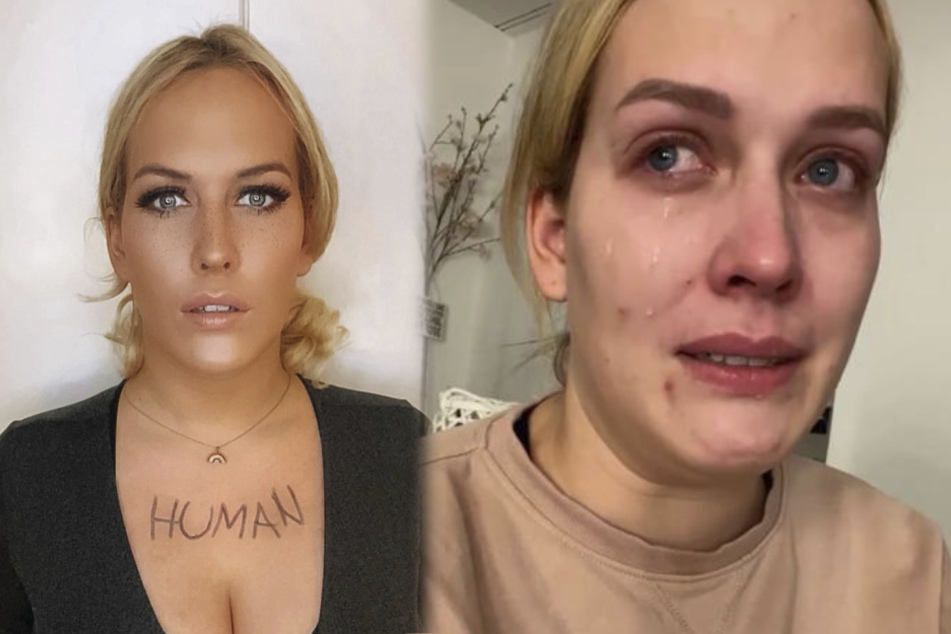 Josimelonie (26) zeigte sich auf Instagram ihren Fans unter Tränen.